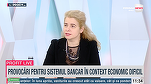 VIDEO Profit.ro TV Gabriela Folcuț, ARB: Sperăm la cooptarea industriei bancare de către Guvern în a găsi și implementa soluții. Dacă nu ne mișcăm așa cum trebuie, toți vom avea de suferit. Nu e o soluție să taxăm suplimentar munca