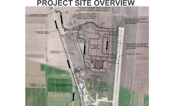 Amplasamentul proiectului, 2023. Sursă: US Army Corps of Engineers, Europe District
