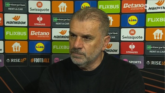 "Din păcate, va trebui să mă suportaţi în continuare". Postecoglou surprinde după ce Tottenham s-a calificat în semifinalele Europa League