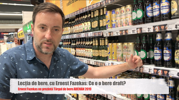VIDEO. Lecţia de bere, cu actorul şi ...berarul Ernest Fazekas. Pe înţelesul tuturor, mărcile de la Târgul de bere